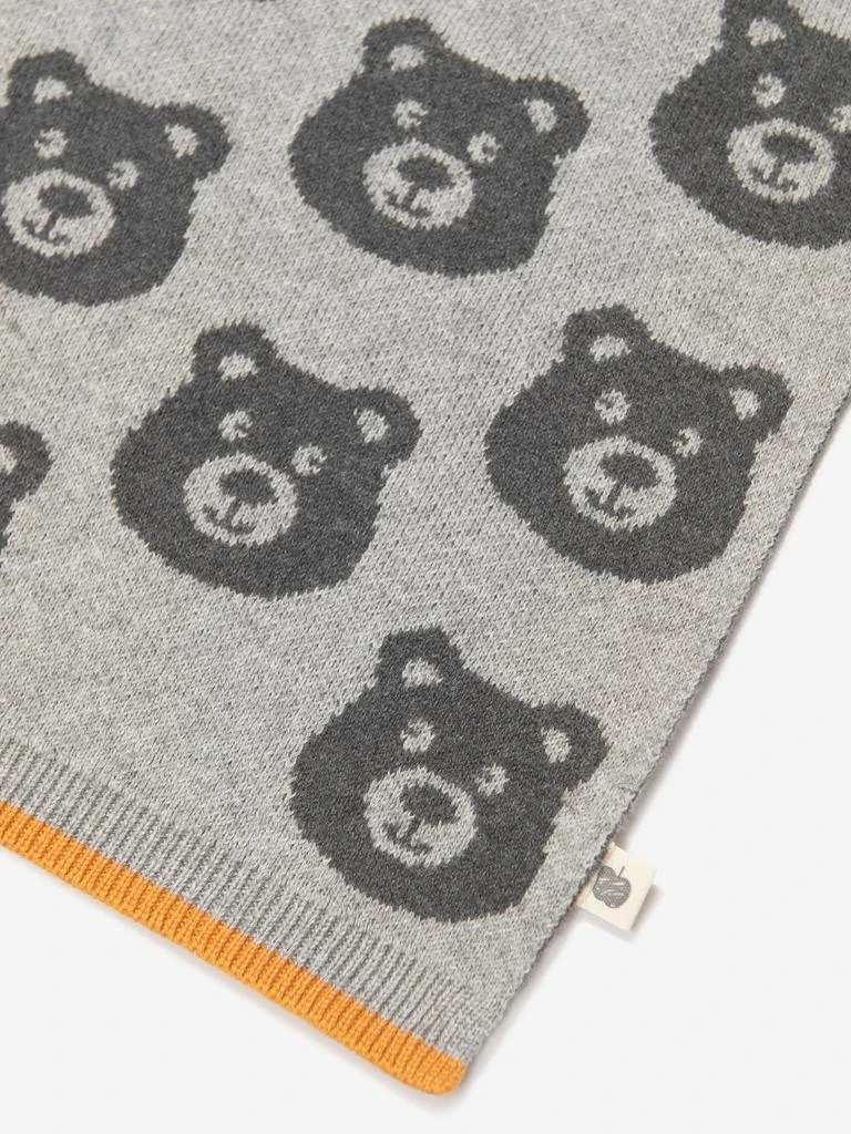 商品The Bonnie Mob|The Bonnie Mob Baby Bears Cashmere Knitted Blanket in Grey,价格¥420,第4张图片详细描述