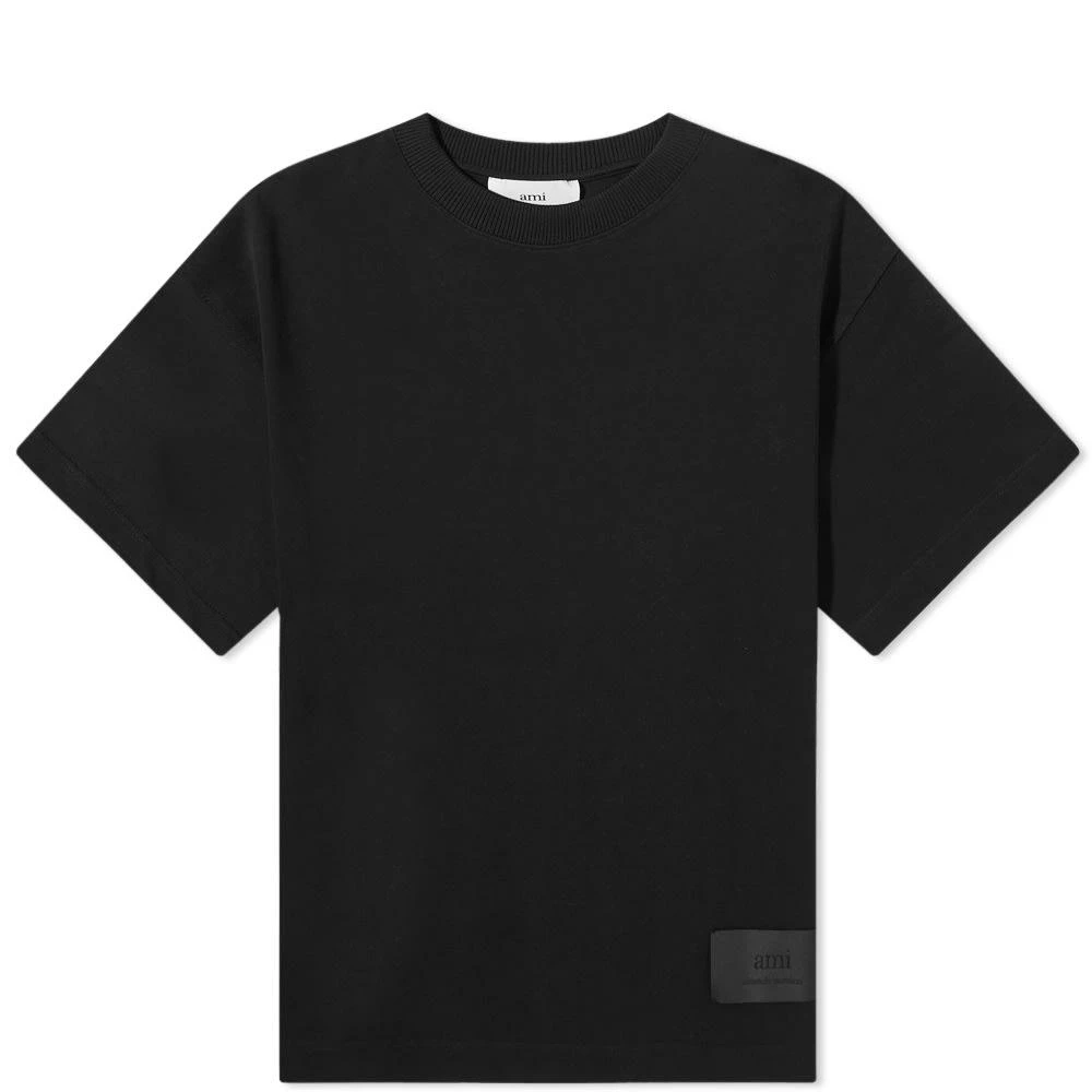 商品AMI|AMI Satin Label Oversized Tee,价格¥930,第1张图片