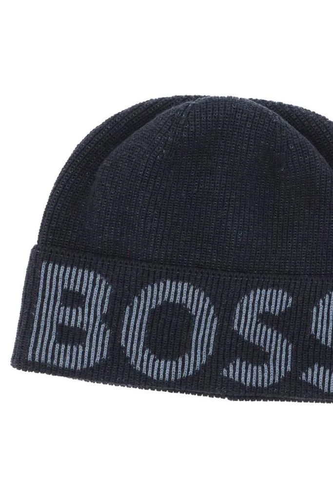 商品Hugo Boss|Boss lamico logo beanie,价格¥456,第3张图片详细描述
