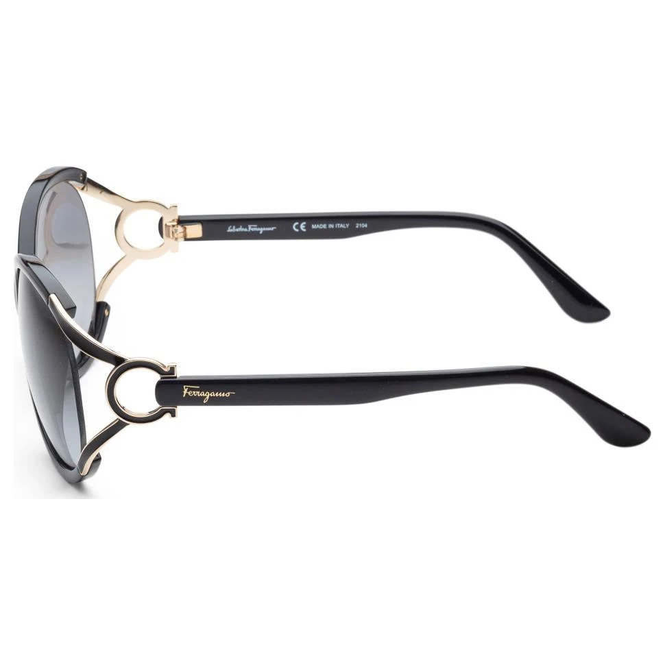 商品Salvatore Ferragamo|Ferragamo Unisex Black Butterfly Sunglasses,价格¥498,第2张图片详细描述