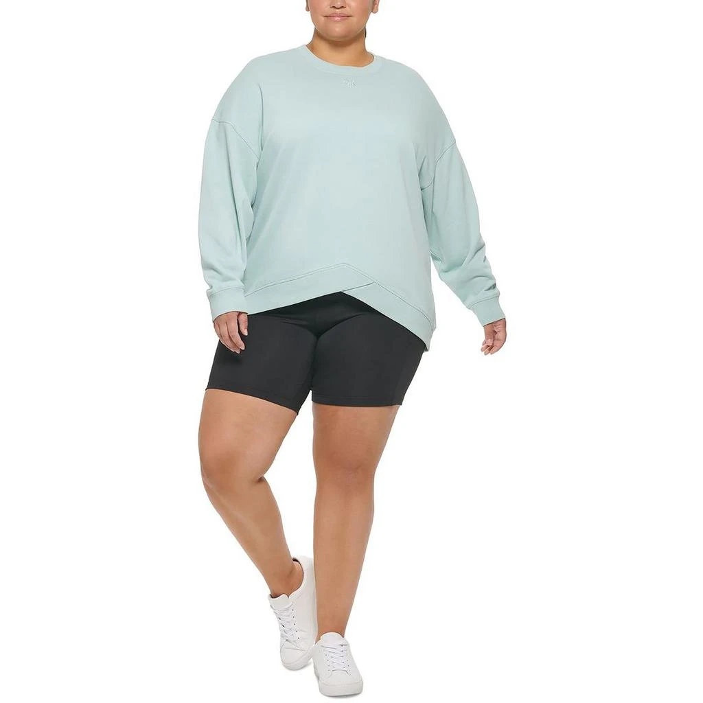 商品Calvin Klein|Calvin Klein Performance Womens Plus Terry Cozy Sweatshirt,价格¥183-¥227,第3张图片详细描述