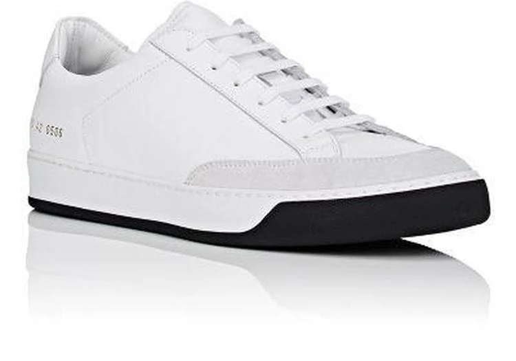 商品Common Projects|Tennis Pro Leather & Suede Sneakers,价格¥1468,第2张图片详细描述
