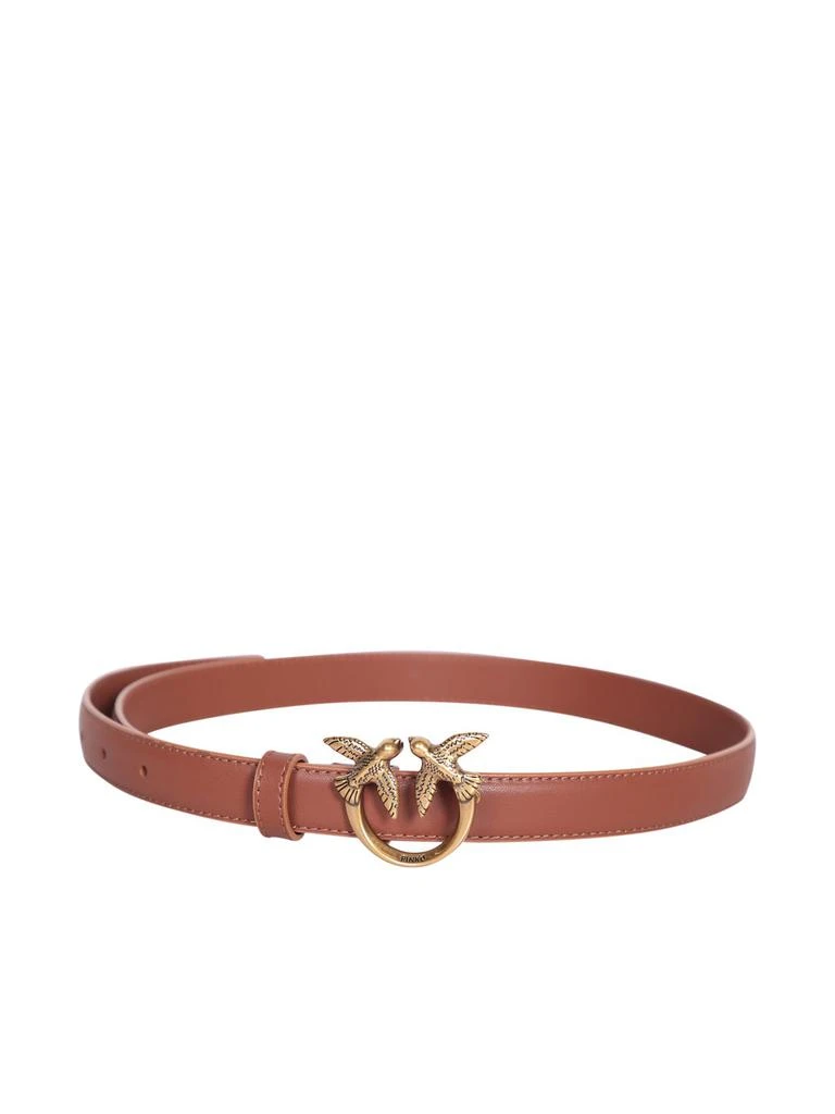 商品PINKO|Pinko Love Bird Plaque Buckle Belt,价格¥777,第1张图片