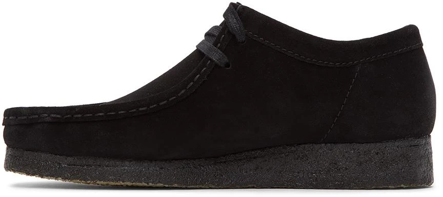 商品Clarks|Black Suede Wallabee Derbys,价格¥947,第3张图片详细描述