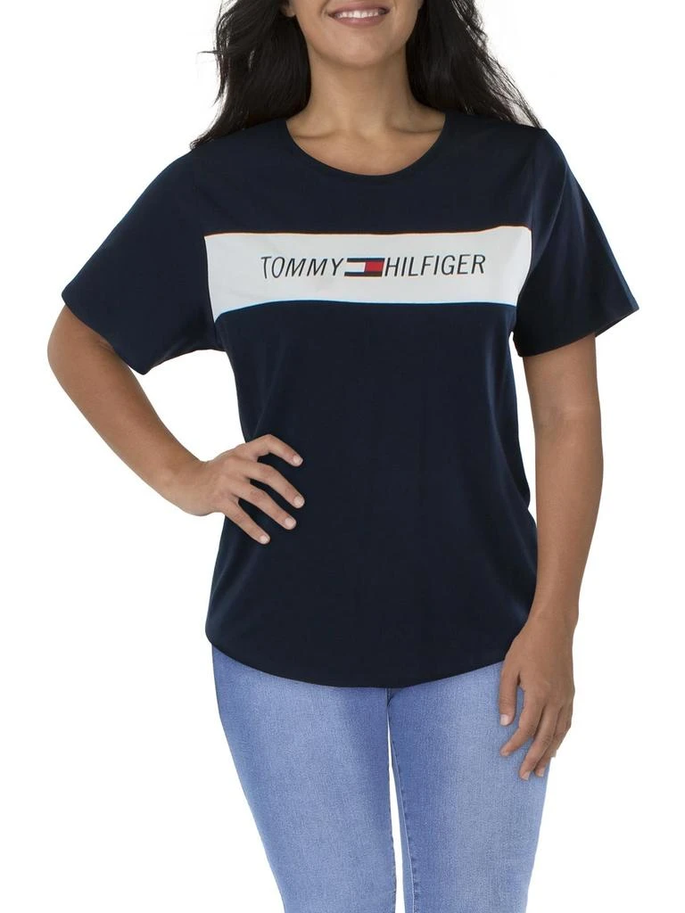 商品Tommy Hilfiger|Plus Womens Fitness Running T-Shirt,价格¥163,第1张图片