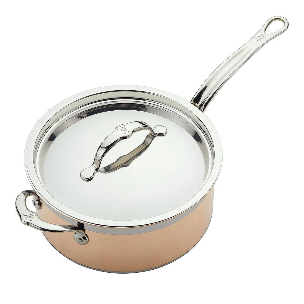 CopperBond® 4-Quart Induction Copper Saucepan with Lid 商品