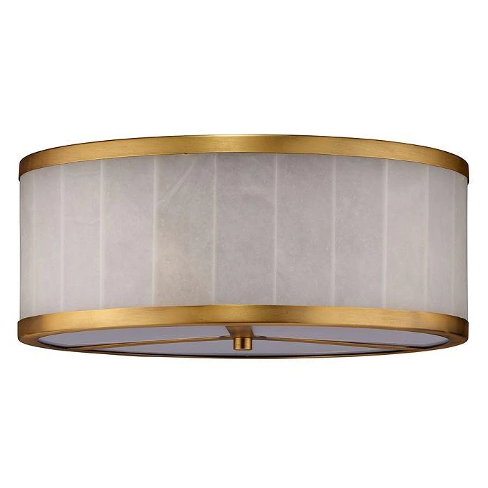 商品Jamie Young|Large Upsala Alabaster Flush Mount Ceiling Light,价格¥10412,第1张图片