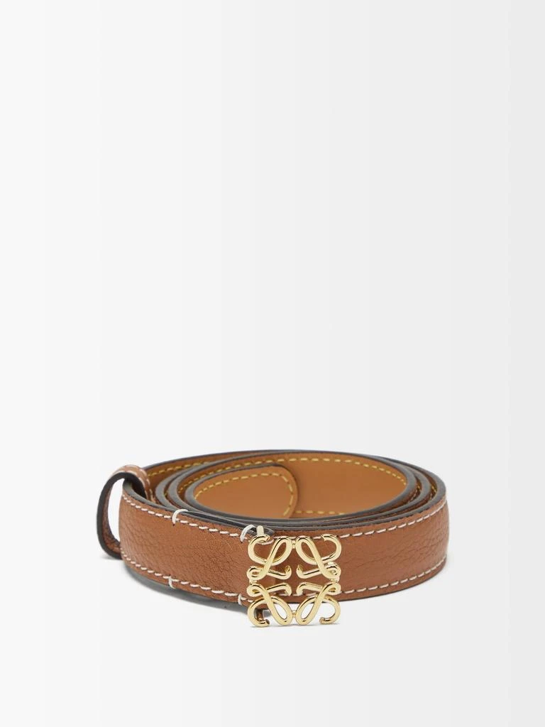 商品Loewe|Anagram-buckle leather belt,价格¥2953,第1张图片