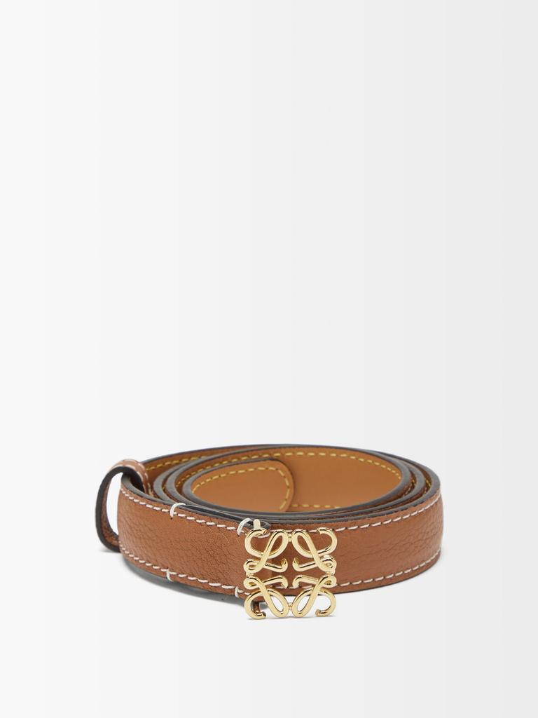 商品Loewe|Anagram-buckle leather belt,价格¥2275,第1张图片