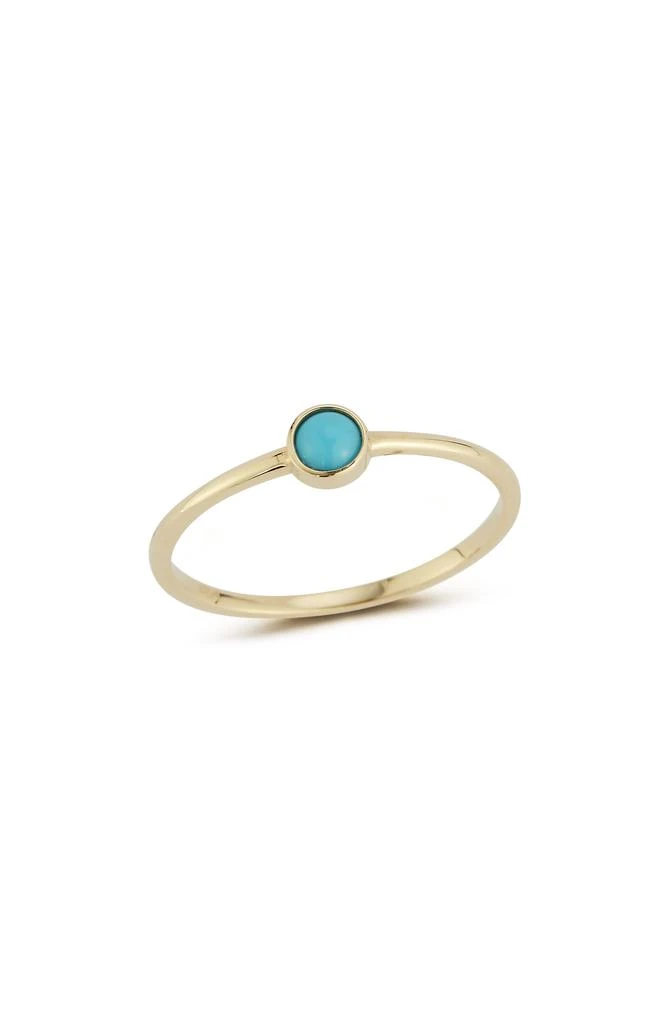 商品Ember Fine Jewelry|14K Gold Bezel Set Turquoise Ring,价格¥1888,第1张图片