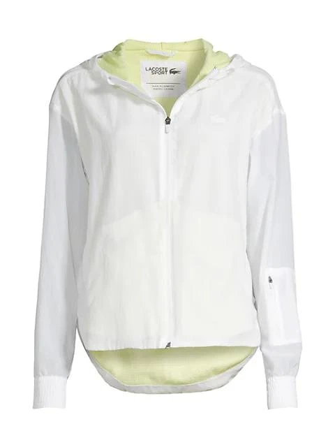 商品Lacoste|Sport Lightweight Zip-Up Hoddie,价格¥472,第1张图片