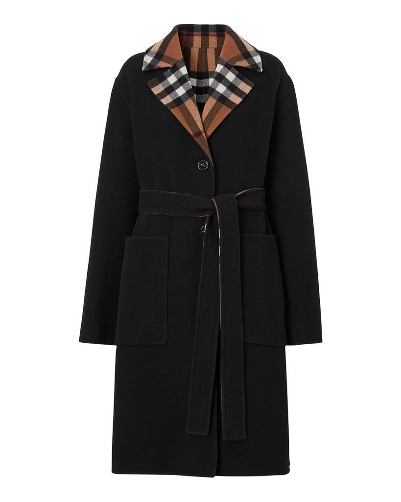 商品Burberry|Dorea Belted Reversible Coat,价格¥22595,第4张图片详细描述