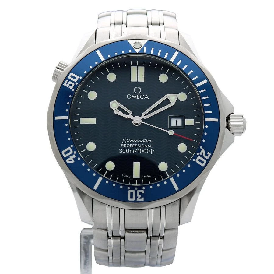 商品[二手商品] Omega|Pre-owned Omega Seamaster Quartz Blue Dial Mens Watch 2541.8,价格¥24055,第1张图片