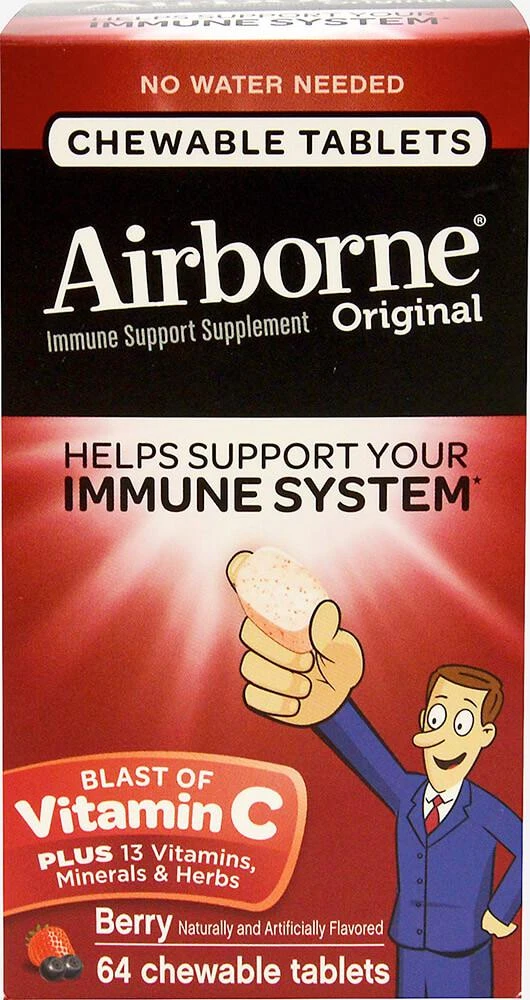 商品Airborne|Immune Support: Airborne Immune Support Blast of Vitamin C,价格¥114,第1张图片