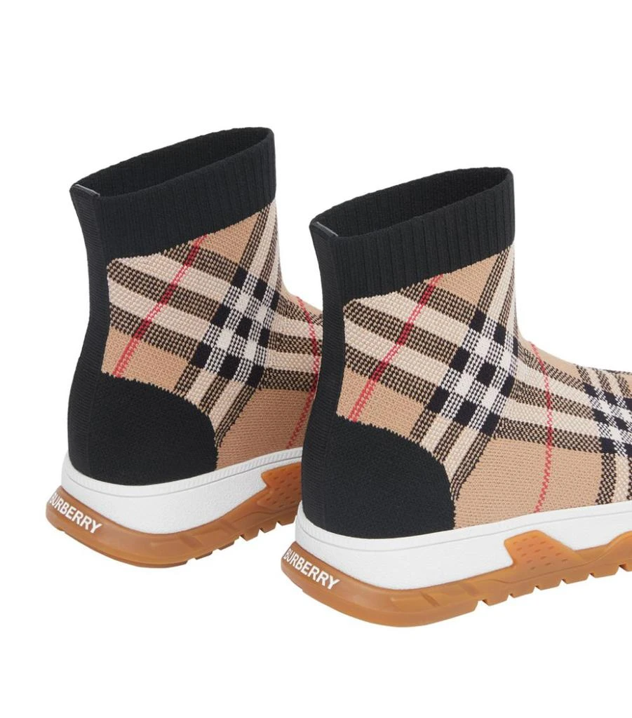 商品Burberry|Vintage Check Sock Sneakers,价格¥3388,第5张图片详细描述