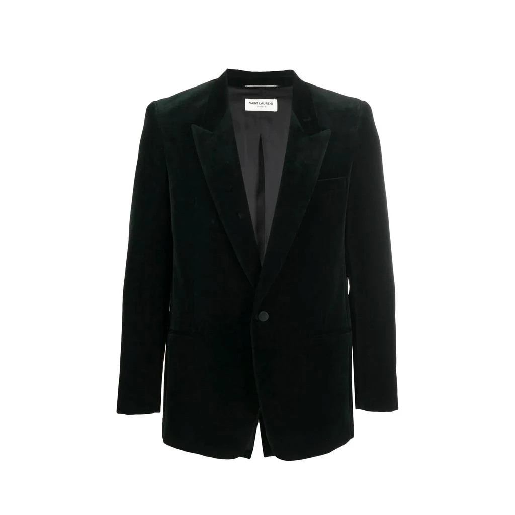 商品Yves Saint Laurent|Saint Laurent Velvet Blazer,价格¥12296,第1张图片