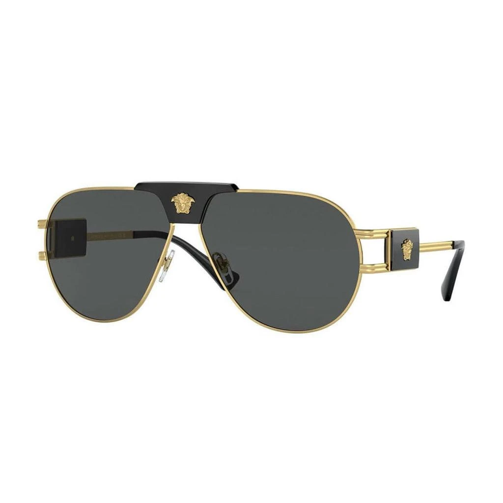 商品Versace|Versace Eyewear Aviator Frame Sunglasses,价格¥1507,第2张图片详细描述
