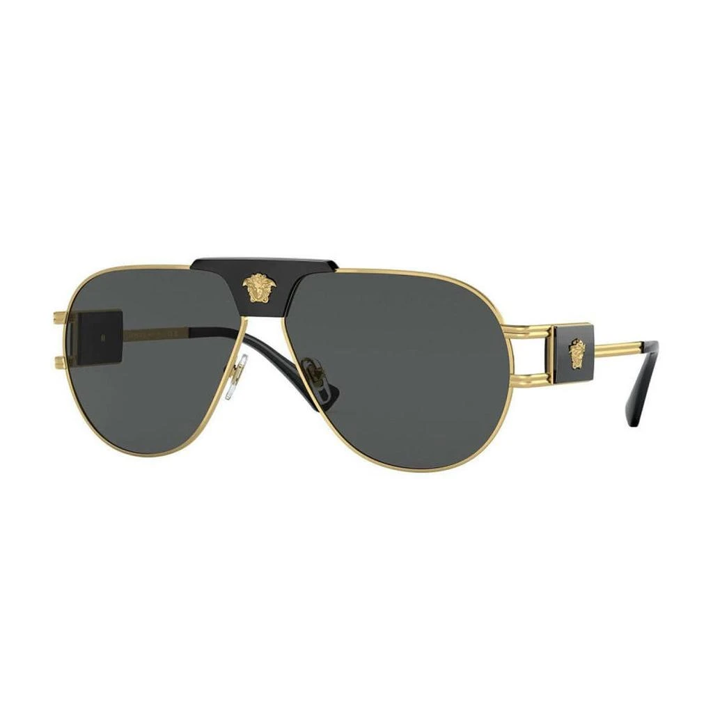 商品Versace|Versace Eyewear Aviator Frame Sunglasses,价格¥1780,第2张图片详细描述