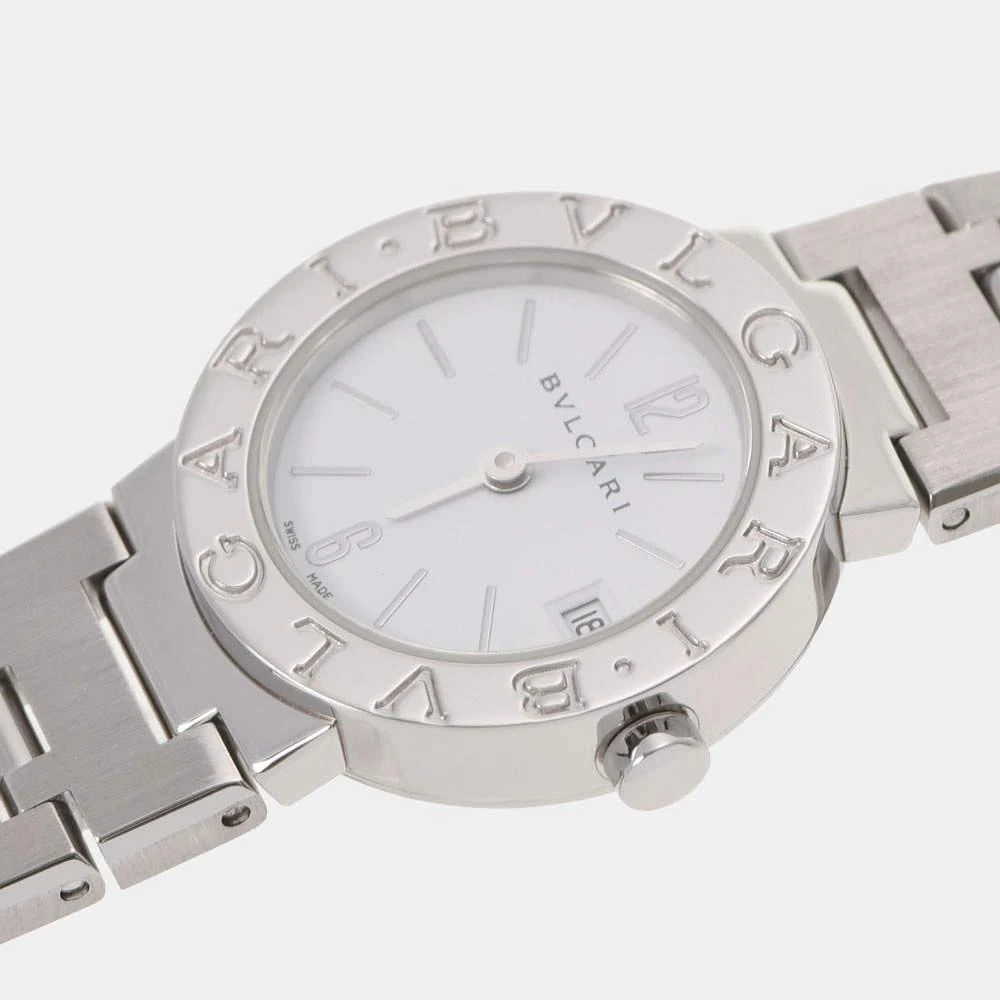 商品[二手商品] BVLGARI|Bvlgari white Stainless Steel Bvlgari BB23SS Women's Wristwatch 23 MM,价格¥9350,第4张图片详细描述