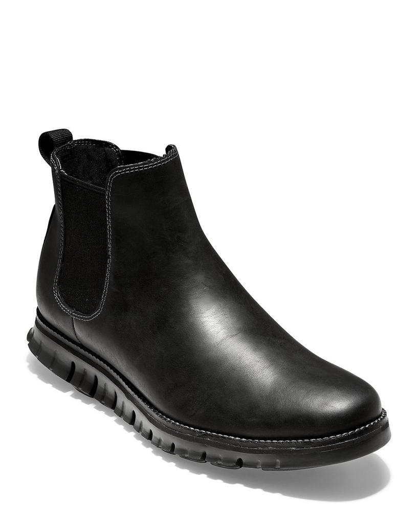 Men's ZERØGRAND Waterproof Pull On Chelsea Boots商品第1张图片规格展示