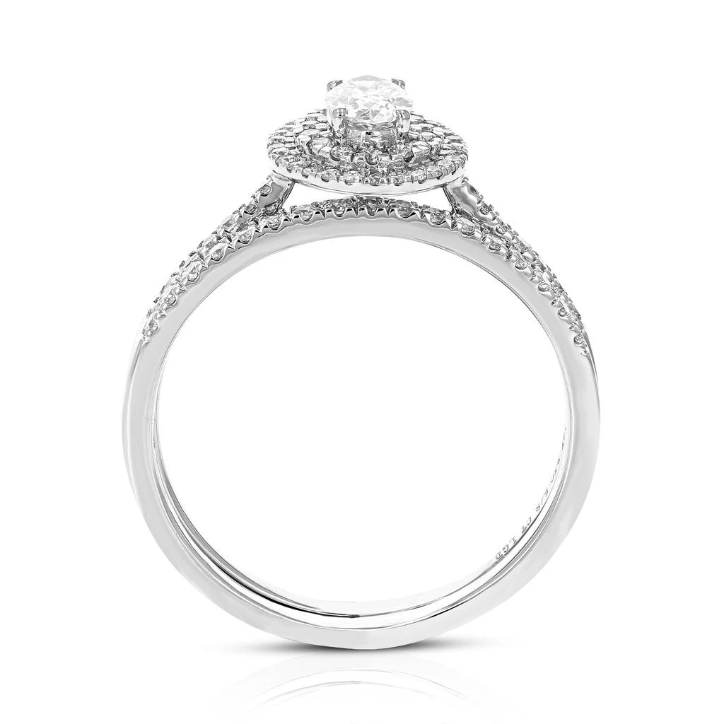 商品Vir Jewels|5/8 cttw Wedding Engagement Ring for Women, Round Lab Grown Engagement Ring in 14K White Gold, Prong Set,价格¥5716,第5张图片详细描述