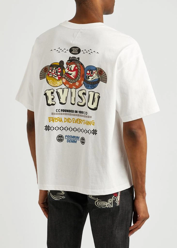 商品Evisu|Logo-print cotton T-shirt,价格¥1043,第3张图片详细描述
