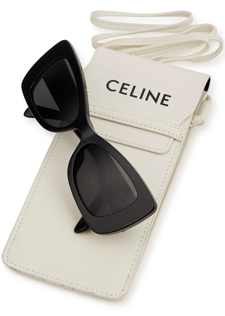 商品Celine|Black oversized cat-eye sunglasses,价格¥2905,第5张图片详细描述