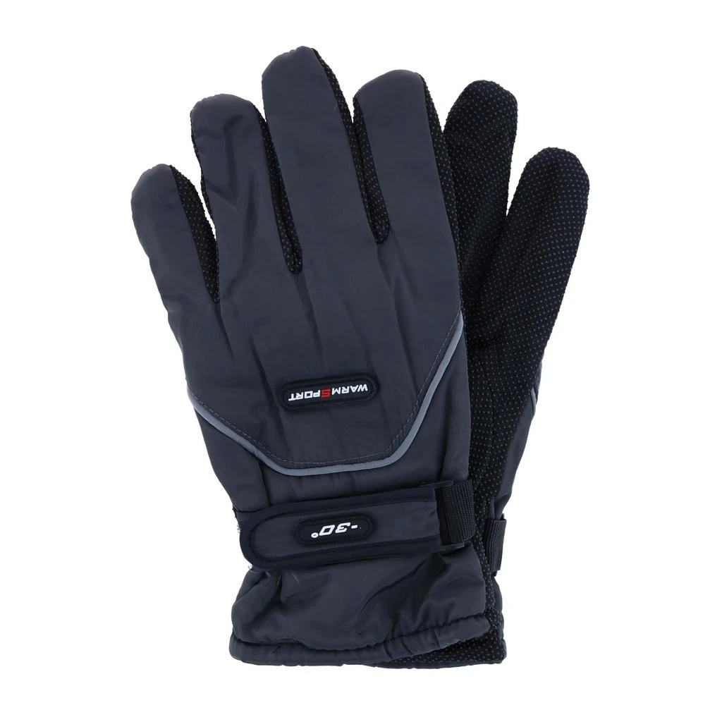 商品CTM|Men's One Size Microfiber Winter Ski Gloves with Wrist Strap,价格¥150,第4张图片详细描述