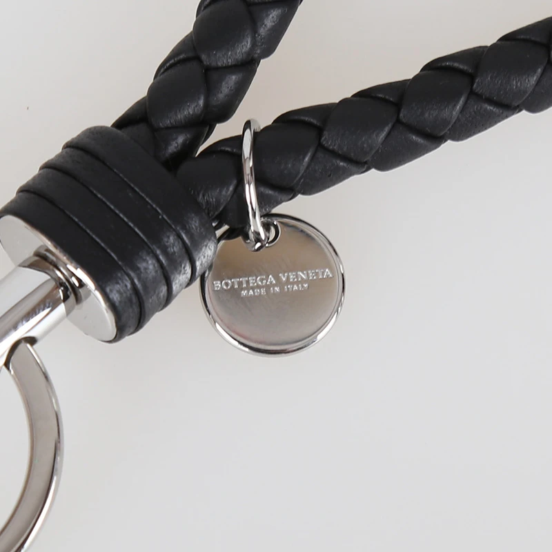 商品【商品预售7天】 Bottega Veneta|Bottega Veneta 男士钥匙扣 113539V001D1000 黑色,价格¥1776,第4张图片详细描述