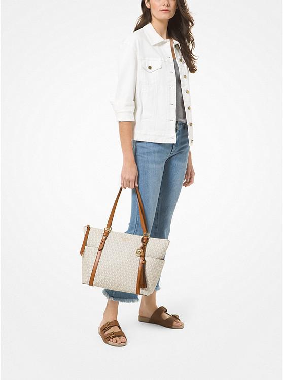 商品Michael Kors|Sullivan Large Logo Top-Zip Tote Bag,价格¥961,第5张图片详细描述