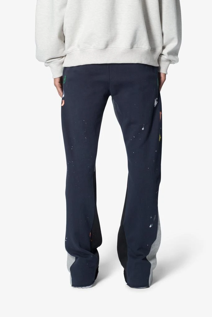 Contrast Bootcut Sweatpants - Navy 商品