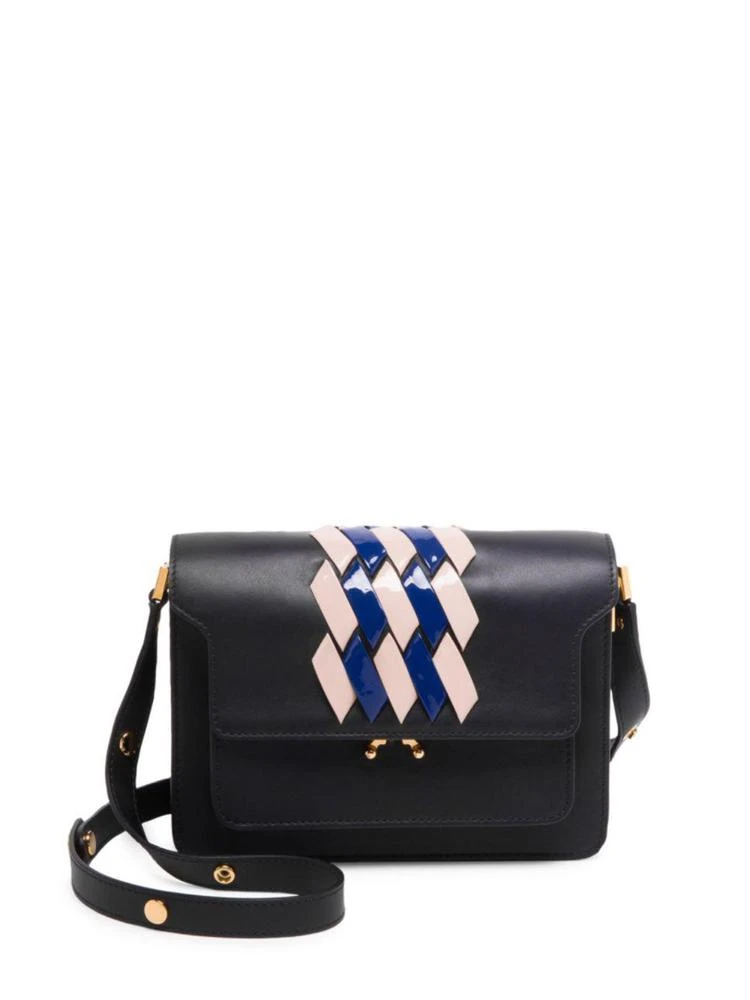 商品Marni|Patent Braid 真皮单肩包,价格¥16920,第1张图片