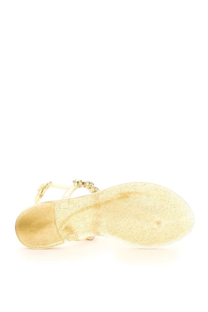 商品Stuart Weitzman|JAIDE JEM JELLY FLAT SANDALS,价格¥810,第5张图片详细描述