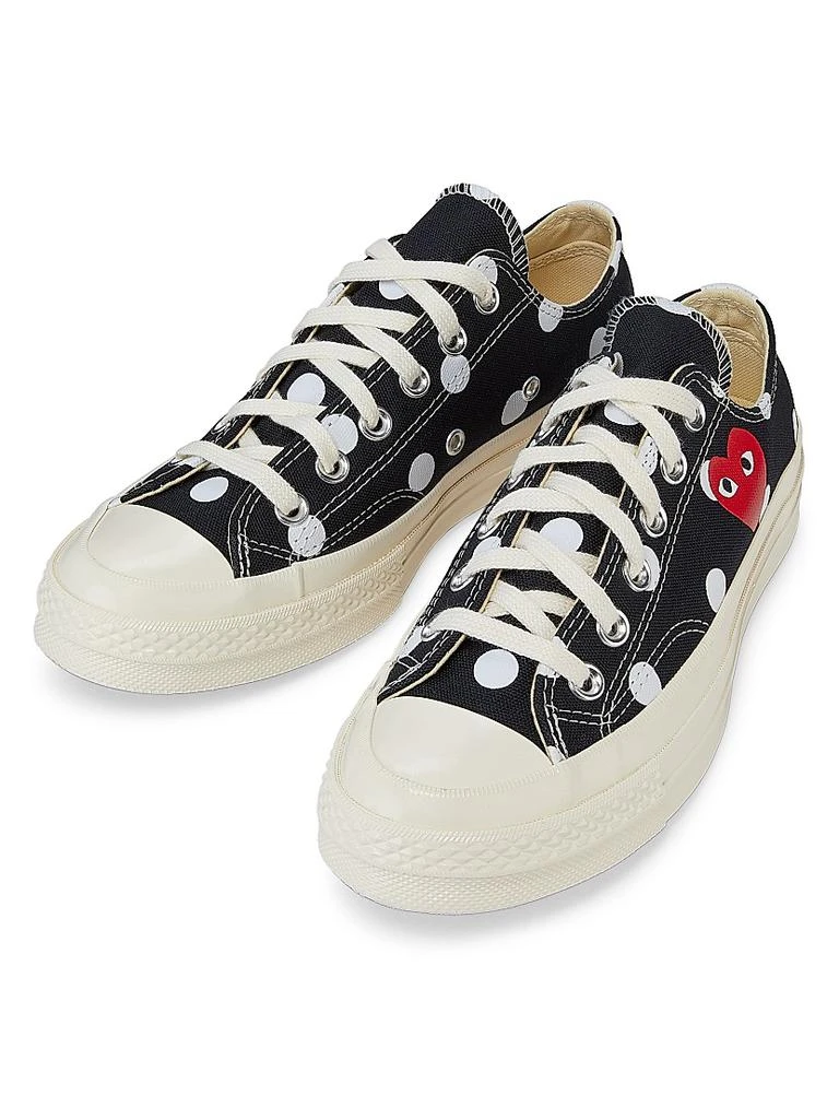商品Comme des Garcons|CdG PLAY x Converse Women's Chuck Taylor All Star Polka Dot Low-Top Sneakers,价格¥843,第4张图片详细描述