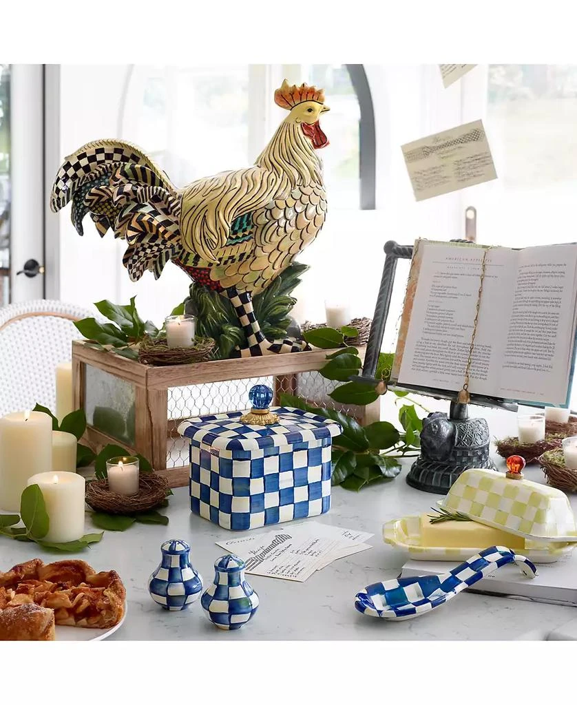 商品MacKenzie-Childs|Royal Check Recipe Box,价格¥972,第3张图片详细描述
