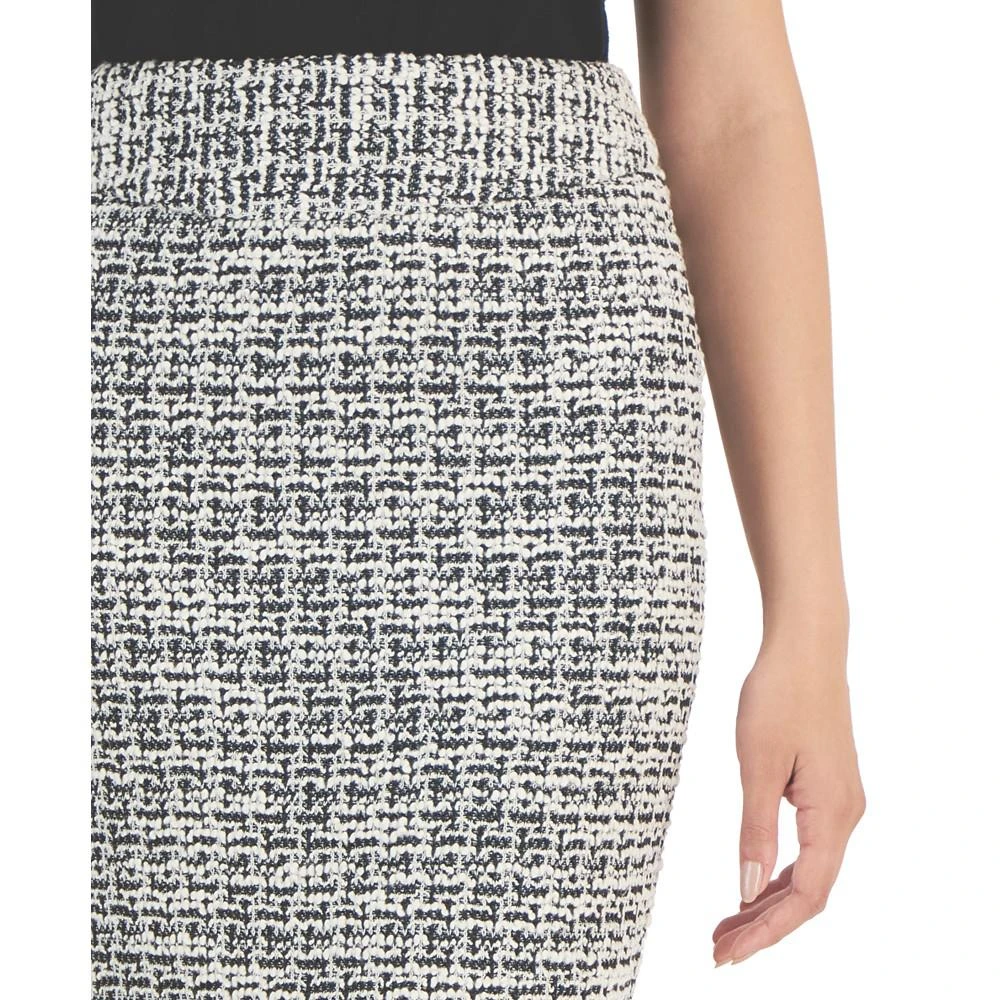 商品Tahari|Women's Bouclé Zip-Back Pencil Skirt,价格¥334,第3张图片详细描述