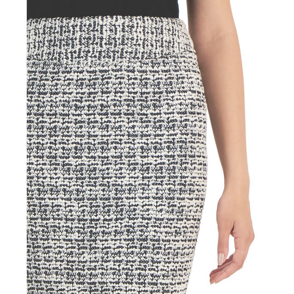 商品Tahari|Women's Bouclé Zip-Back Pencil Skirt,价格¥657,第5张图片详细描述