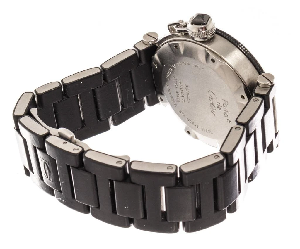 商品[二手商品] Cartier|Cartier Black SS Pasha 40mm Watch,价格¥35851,第3张图片详细描述