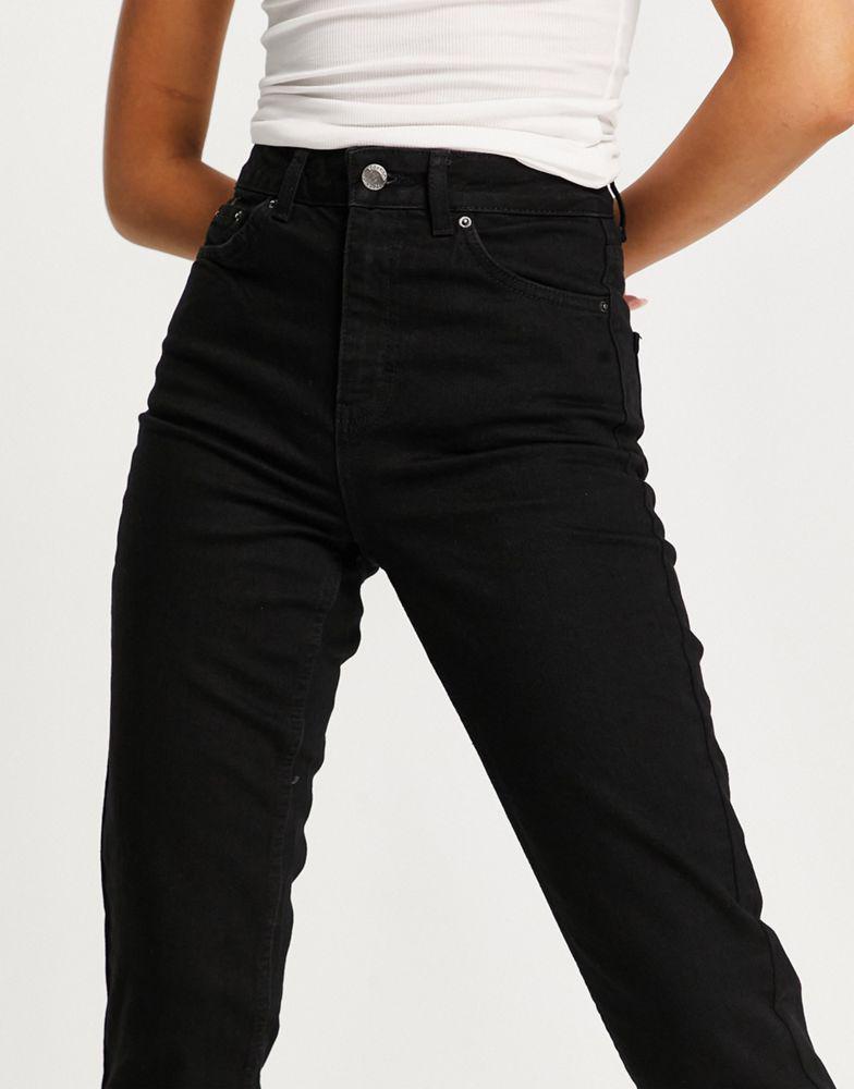 Topshop Mom jean in black商品第3张图片规格展示
