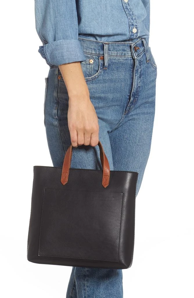 商品Madewell|中号真皮手提包,价格¥837,第3张图片详细描述