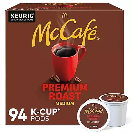 商品McCafe|McCafe Premium Medium Roast K-Cup Coffee Pods, 94 ct.,价格¥332,第1张图片