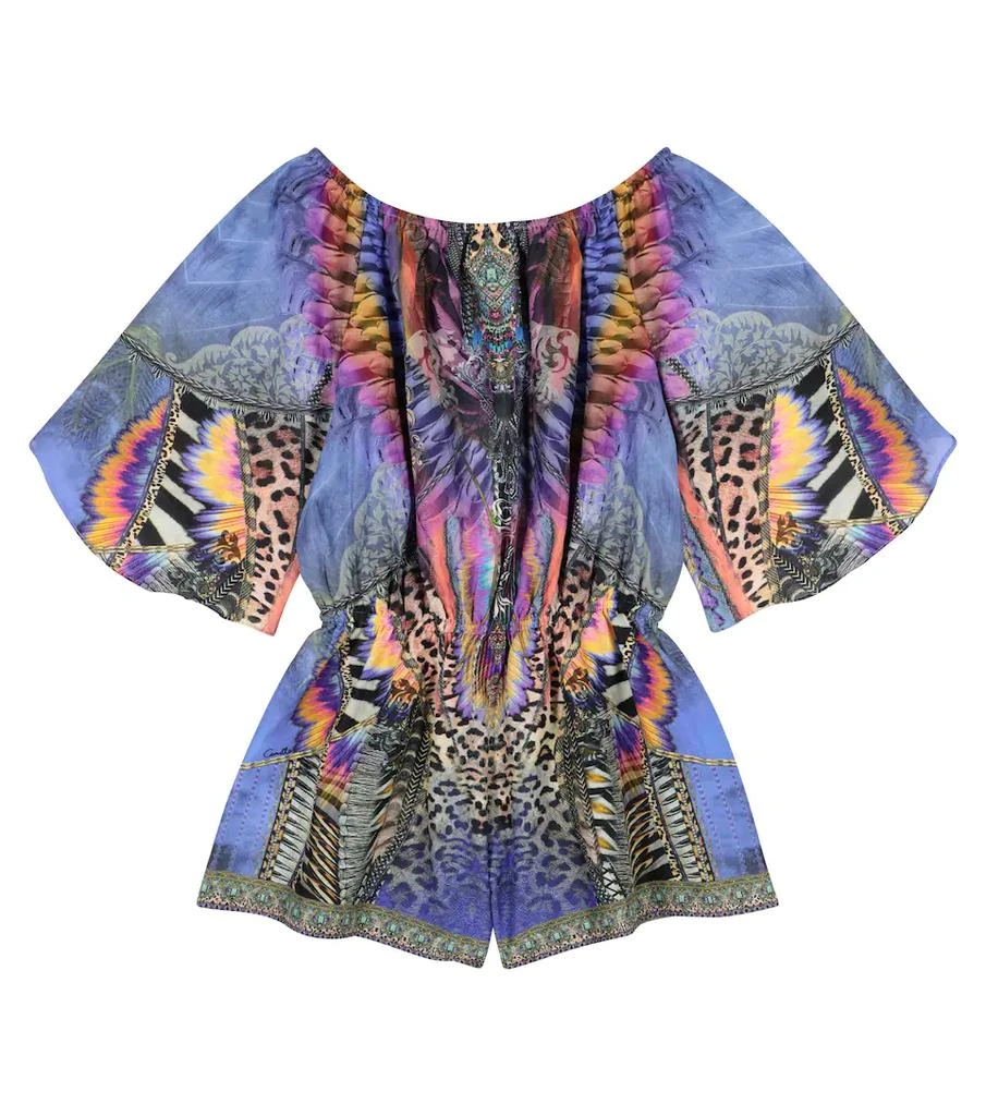 商品Camilla|Embellished printed cotton-blend playsuit,价格¥1762,第3张图片详细描述