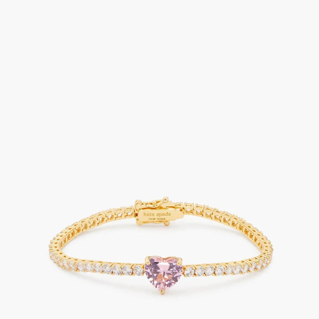 商品Kate Spade|Kate Spade New York Heart Tennis Bracelet,价格¥635,第1张图片