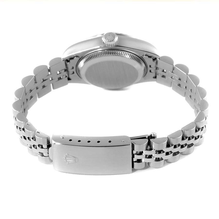Rolex Black Stainless Steel Date 79240 Women's Wristwatch 26MM商品第5张图片规格展示