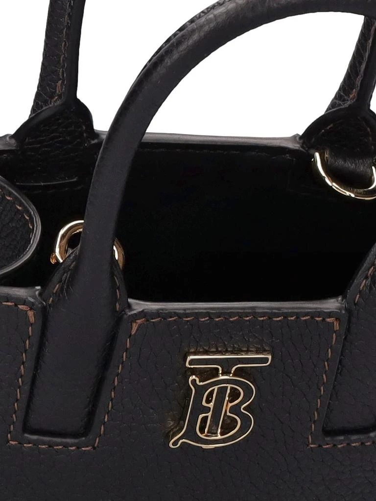 商品Burberry|Tb Logo Grain Leather Phone Tote,价格¥9862,第5张图片详细描述