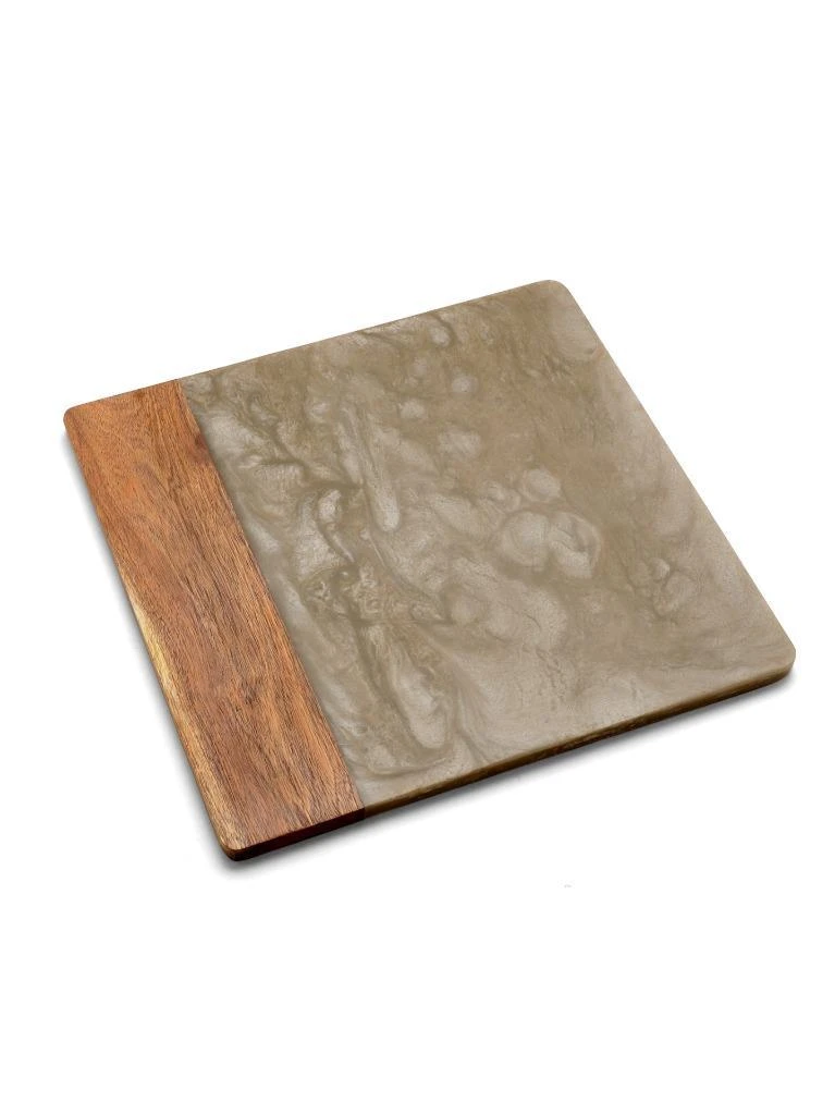 商品Tiramisu|Brown Resin & Wood Cheese Board,价格¥481,第4张图片详细描述