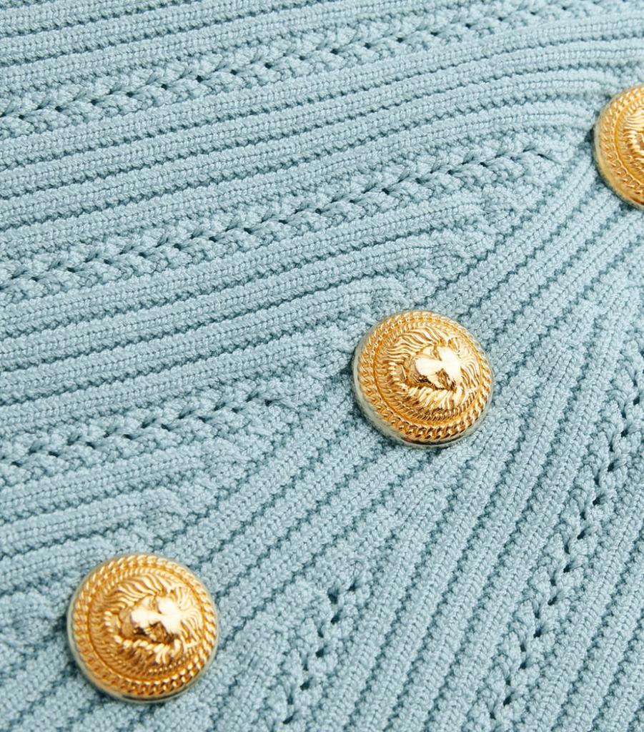 Knitted Short-Sleeved Top商品第5张图片规格展示