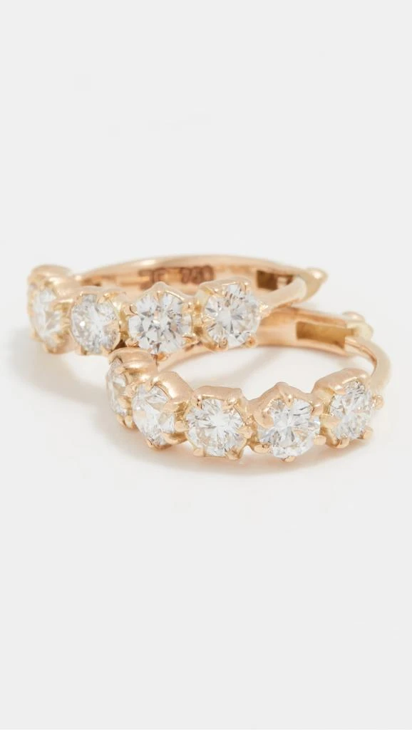 商品Jade Trau|Jade Trau 18k Catherine 贴耳耳环,价格¥24353,第3张图片详细描述