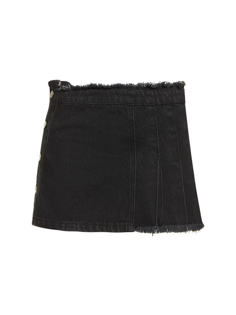 商品ANDERSSON BELL|Apron Pleated Denim Mini Wrap Skirt,价格¥1591,第1张图片