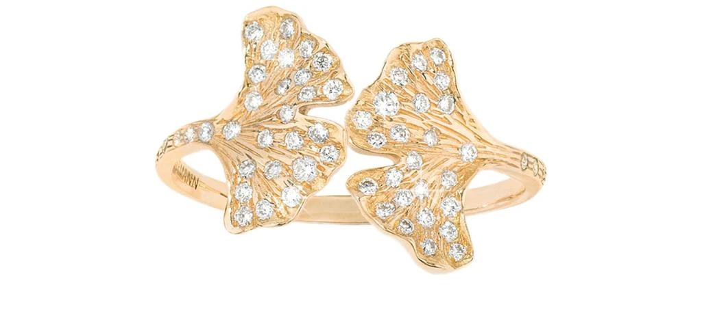 商品AURELIE BIDERMANN|Gingko diamonds ring,价格¥14162,第1张图片